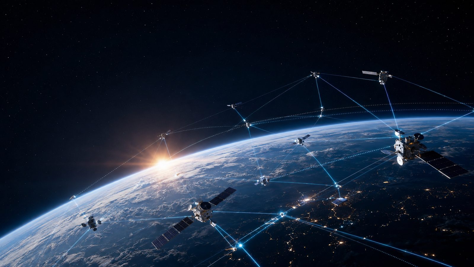 A connected satellite constellation supporting space domain awareness above Earth